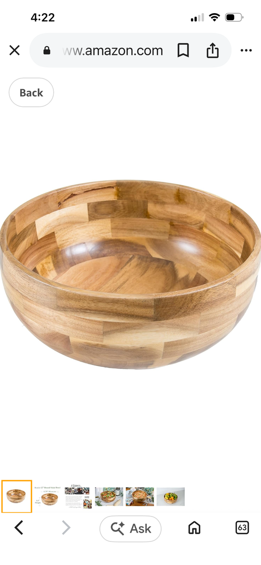 Lipper 10” Salad Bowl