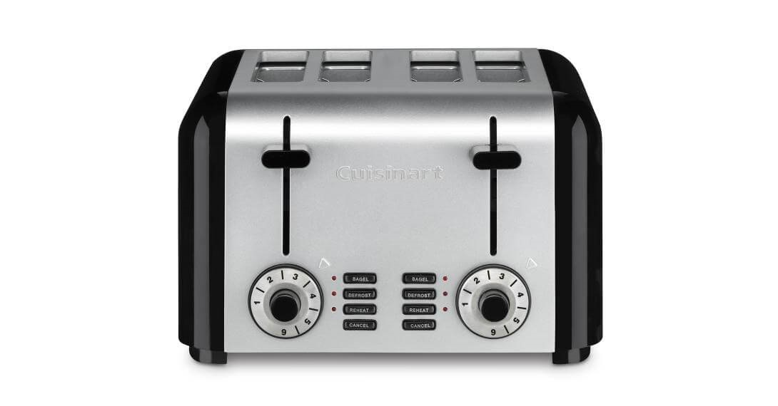 2 Slice Compact Stainless Toaster