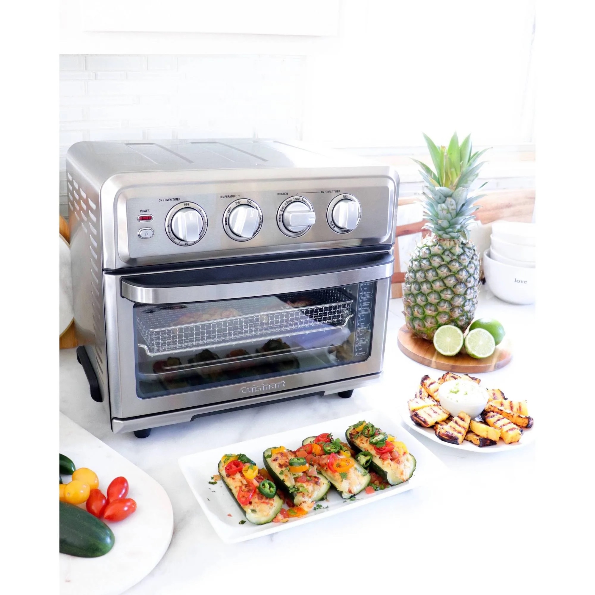Cuisinart Air Fryer Toaster Oven with Grill Stainless Steel TOA-70